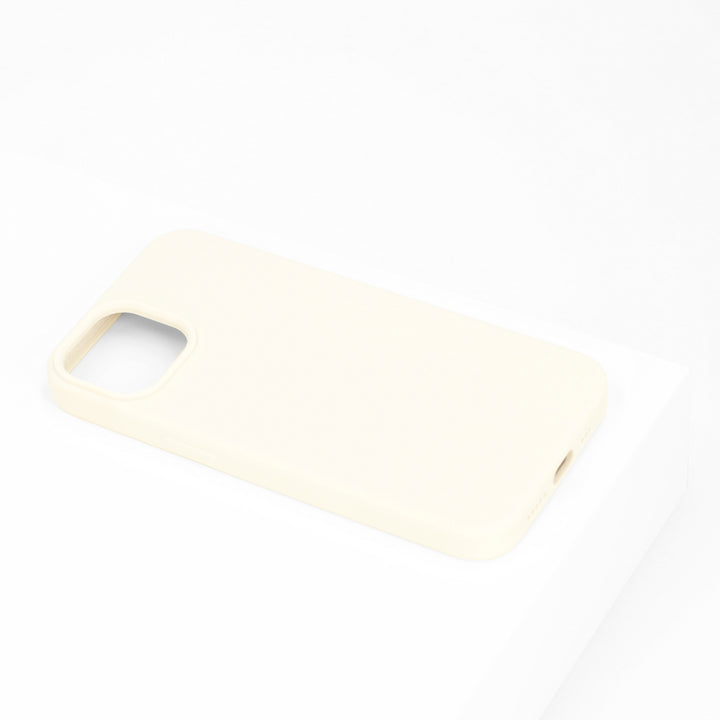 BMAX Liquid silicone case hoesje voor iPhone 14 - Antiek wit/Antique white (1)