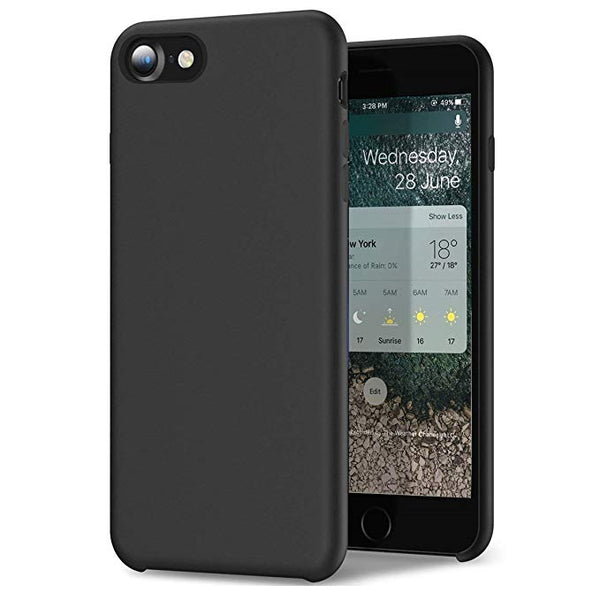 BMAX Liquid silicone case hoesje voor Iphone 6/6s - Zwart