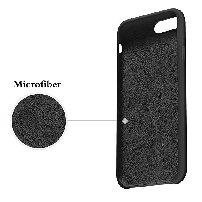 BMAX Liquid silicone case hoesje voor Iphone 6/6s - Zwart (2)