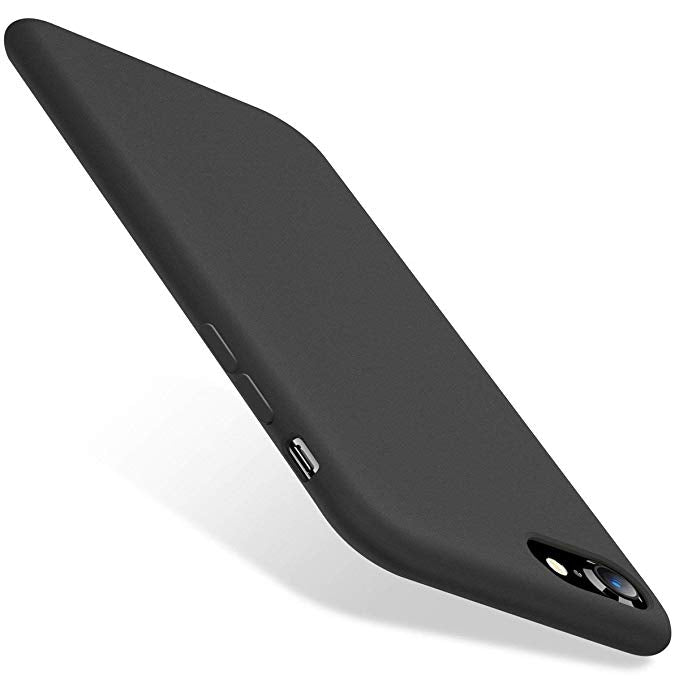 BMAX Liquid silicone case hoesje voor Iphone 6/6s - Zwart (1)