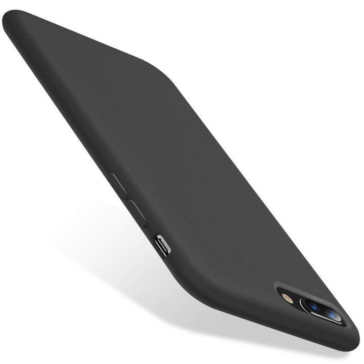 BMAX Liquid silicone case hoesje voor Iphone 7/8 Plus - Zwart (1)