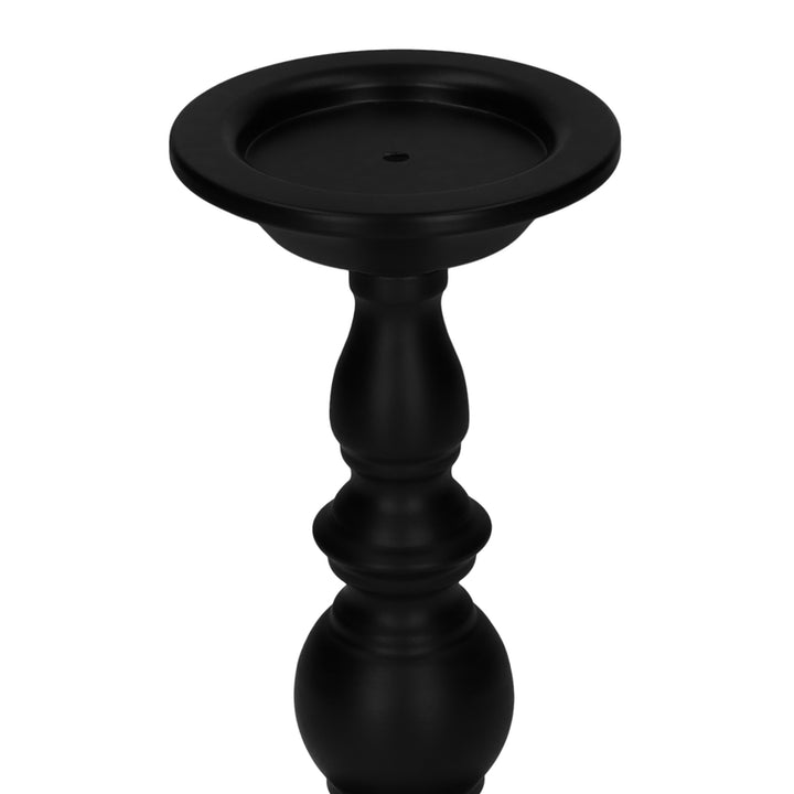 QUVIO Kandelaar - 21 cm - Metaal - Zwart (3)