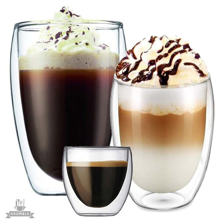 Krumble Koffie glas dubbelwandig 300ml (2)