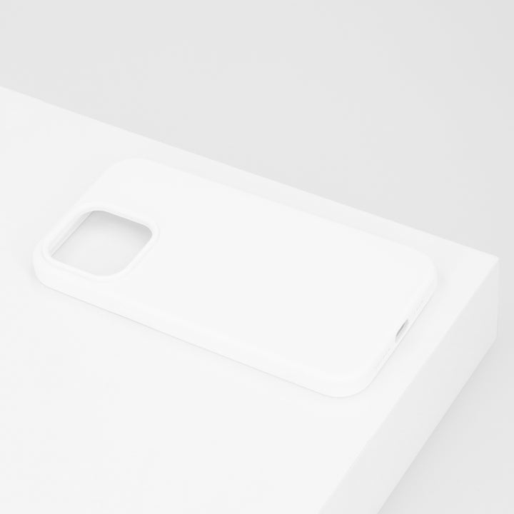 BMAX Liquid silicone case hoesje voor iPhone 14 Pro Max - Wit/White (1)