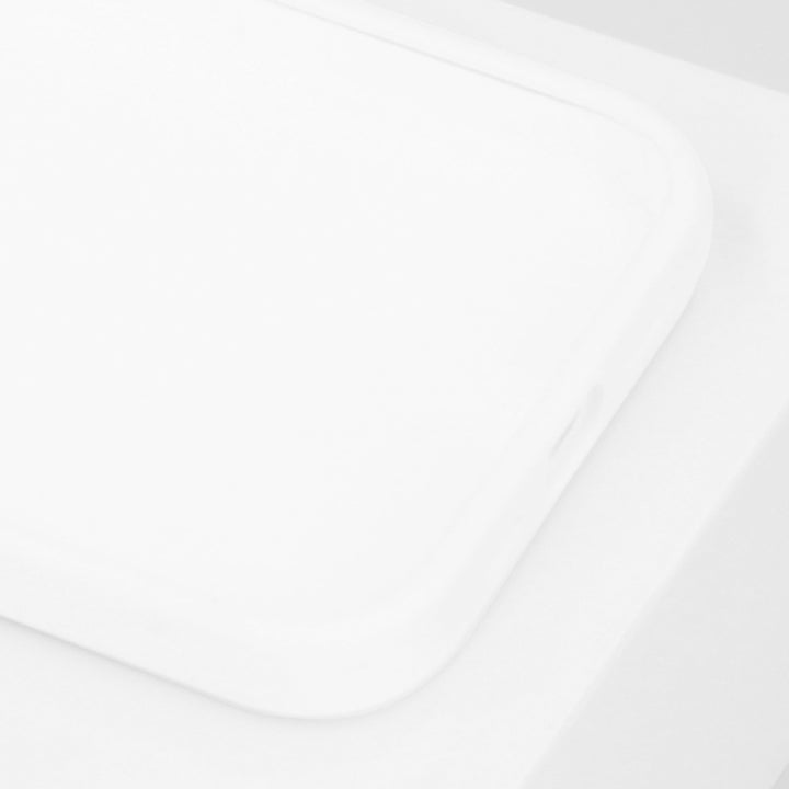 BMAX Liquid silicone case hoesje voor iPhone 14 Pro - Wit/White (3)