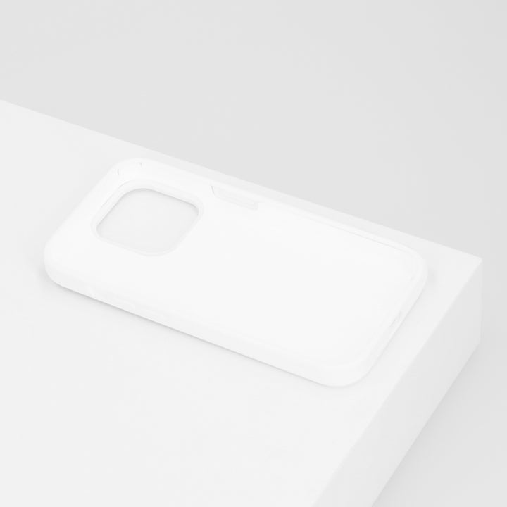 BMAX Liquid silicone case hoesje voor iPhone 14 Pro - Wit/White (2)