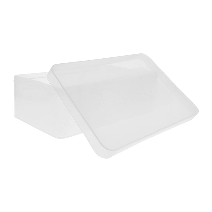 QUVIO Opbergdoos - 30 x 21 x 11 cm - Plastic - Transparant (3)