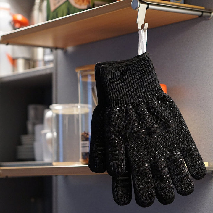 Krumble Hittebestendige oven handschoen - Zwart (3)