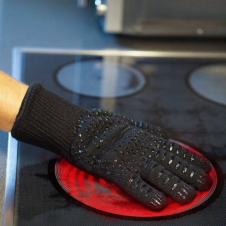 Krumble Hittebestendige oven handschoen - Zwart (2)