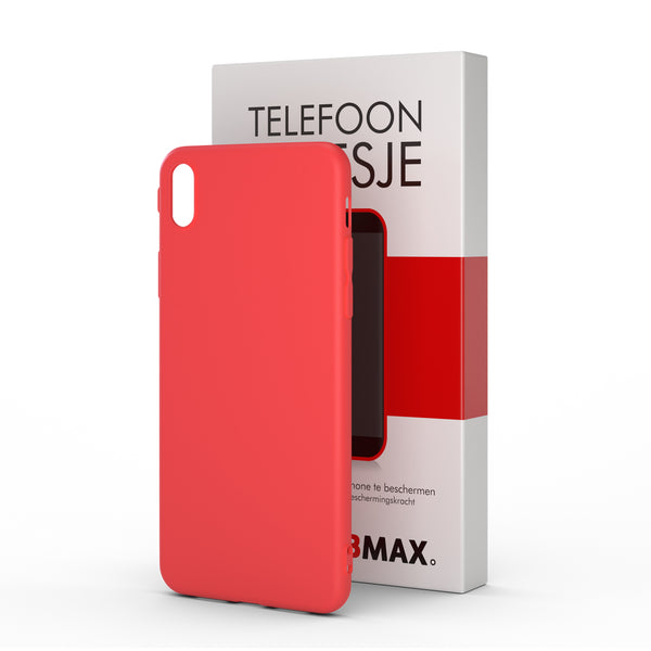 BMAX Essential iPhone XS Max Hoesje Rood