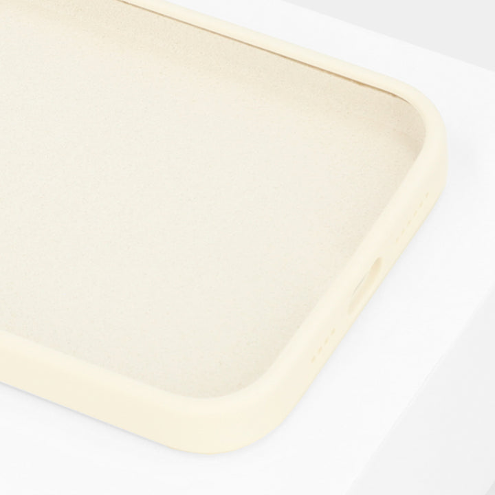 BMAX Liquid silicone case hoesje voor iPhone 14 Plus - Antiek wit/Antique white (3)