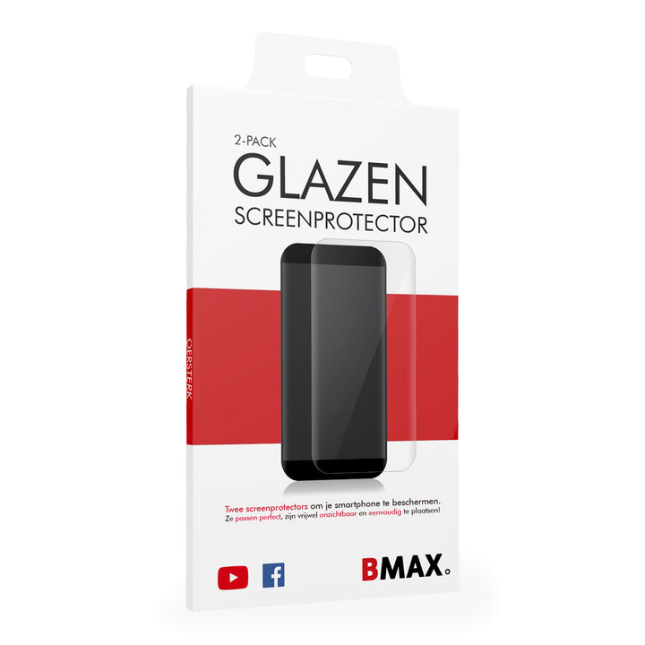 2-pack BMAX Sony Xperia 10 Screenprotector - Gehard glas - Full Cover (1)