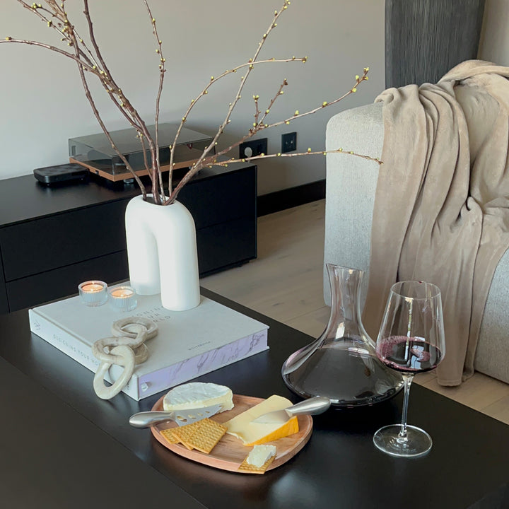 Krumble Decanteer karaf bol met smalle hals - Glas (3)