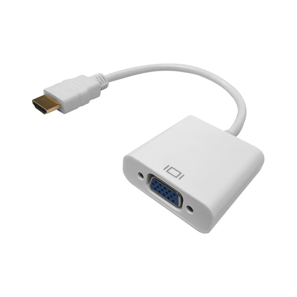 XIB HDMI naar VGA adapter kabel 20cm wit